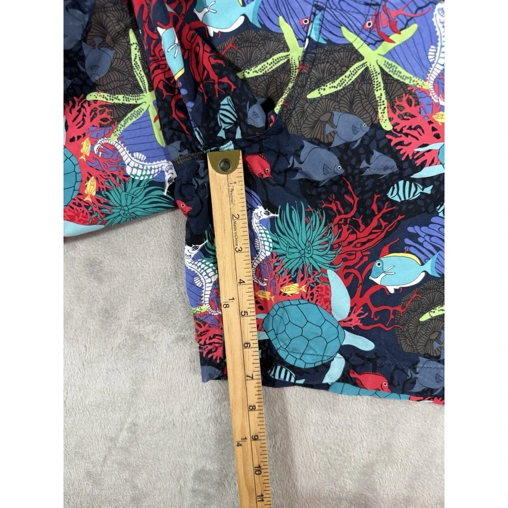 Southern Tide Water Shorts Mens Medium Colorful Skipjack Sea Turtle Swim Trunks